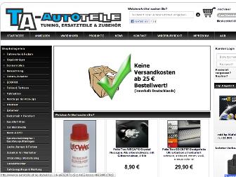 ta-autoteile-shop.de website preview