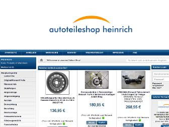 autoteileshop-heinrich.de website preview