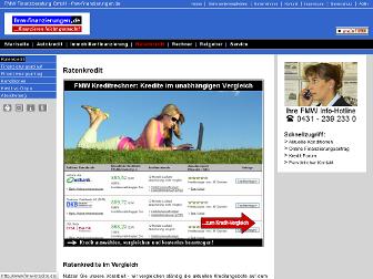 ratenkredite.fmw-finanzierungen.de website preview
