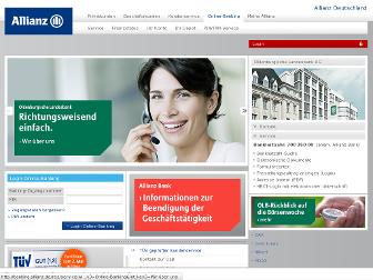 banking.allianz.de website preview
