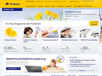 postbank.de website preview