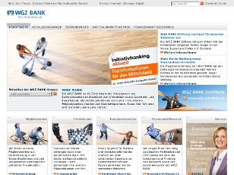 wgzbank.de website preview