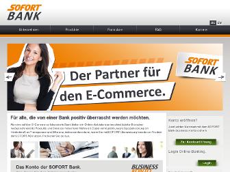 sofort-bank.com website preview