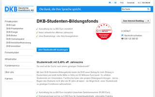 dkb-studenten-bildungsfonds.de website preview