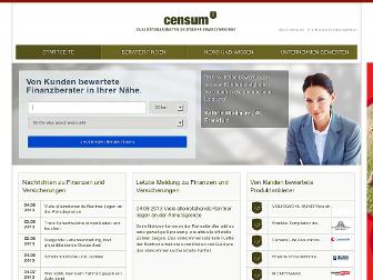 censum.de website preview