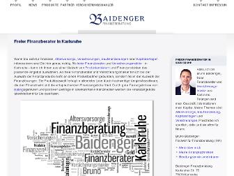 baidenger-finanzberatung.de website preview
