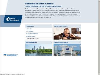 union-investment.de website preview