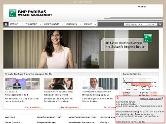 wealthmanagement.bnpparibas.de website preview