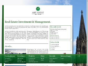 art-invest.de website preview