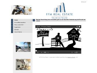 ffm-realestate.de website preview