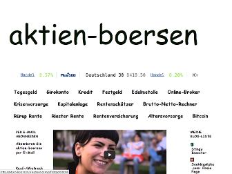 aktien-boersen.blogspot.com website preview