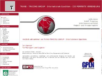 trans-trading.de website preview