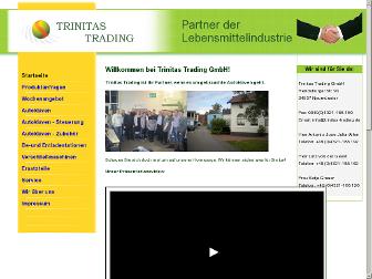 trinitas-trading.de website preview