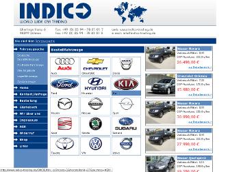 indico-trading.de website preview