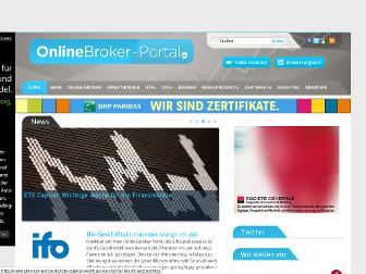 onlinebroker-portal.de website preview