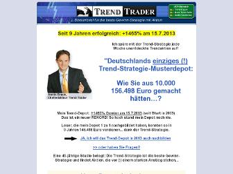 trend-trader.de website preview