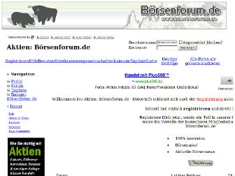 boersenforum.de website preview