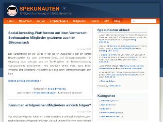 blog.spekunauten.de website preview
