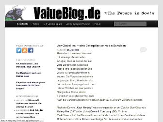 valueblog.de website preview