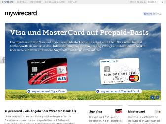 mywirecard.com website preview