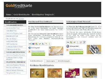 goldkreditkarte.de website preview