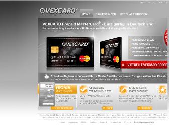 vexcard.com website preview