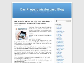 blog.mastercard-prepaid.de website preview