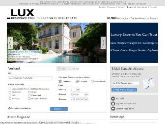 lux-residence.com website preview