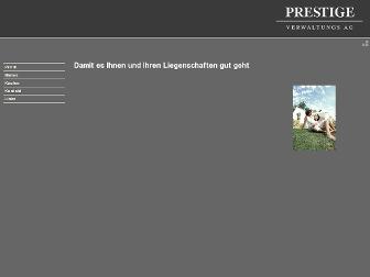 prestige.ch website preview