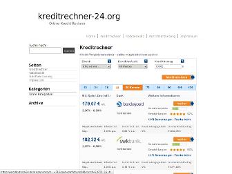 kreditrechner-24.org website preview