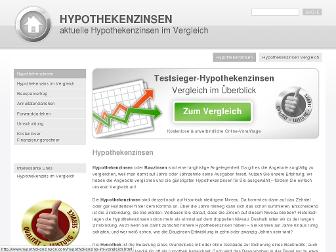hypothekenzinsen.com website preview