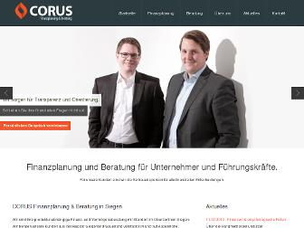 corus-finanzplanung.de website preview