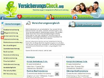 versicherungscheck.org website preview