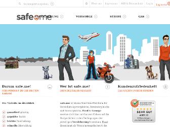 safe.me website preview