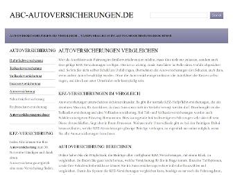 abc-autoversicherungen.de website preview