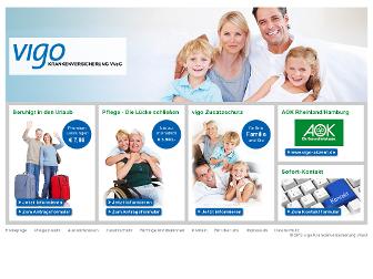 vigo-krankenversicherung.de website preview