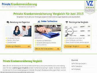 privatekrankenversicherung-portal.de website preview