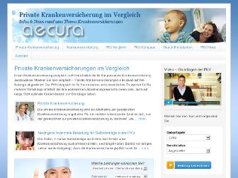 aecura.de website preview
