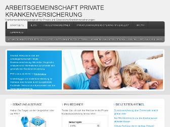 arbeitsgemeinschaft-private-krankenversicherung.org website preview