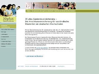 30plus-auslandsversicherung.de website preview