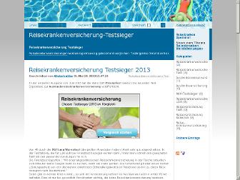 reisekrankenversicherung-testsieger.de website preview