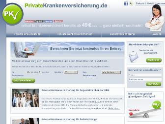 privatekrankenversicherung.de website preview