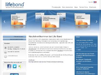 lifebond.de website preview