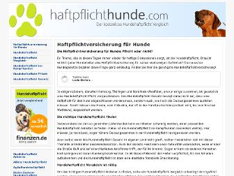 haftpflichthunde.com website preview
