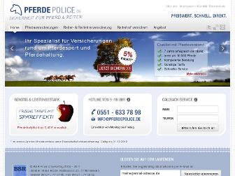 pferdepolice.de website preview