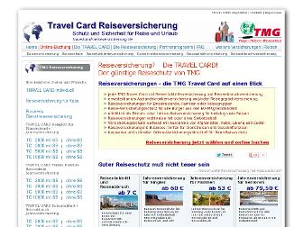 travelcard-reiseversicherung.de website preview