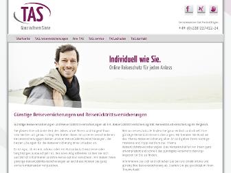 tas-reiseschutz.de website preview