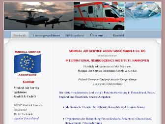 medical-service-assistance.com website preview