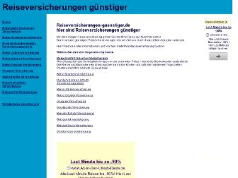 reiseversicherungen-guenstiger.de website preview