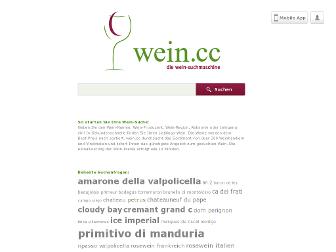 wein.cc website preview